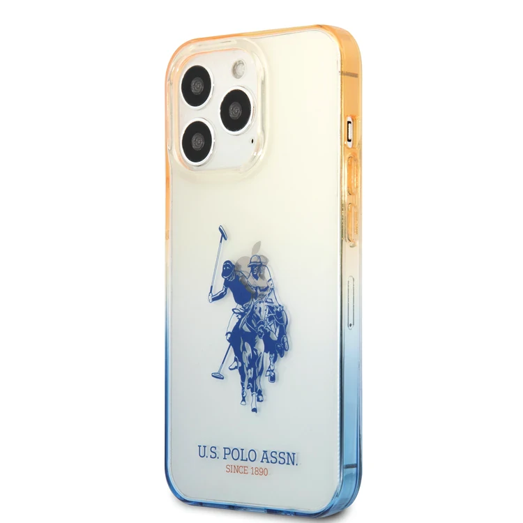 Husa Cover US Polo Bumper Double Horse pentru iPhone 14 Pro Navy thumb