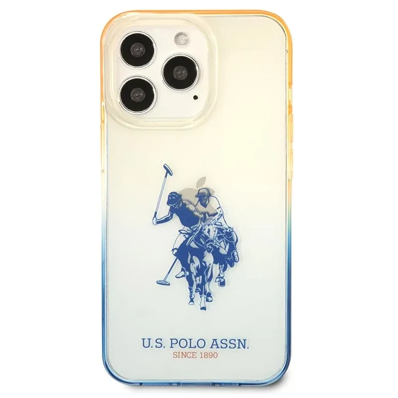 Husa Cover US Polo Bumper Double Horse pentru iPhone 14 Pro Navy thumb