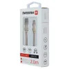 Cablu Date Swissten USB to USB-C Textil 2M Auriu