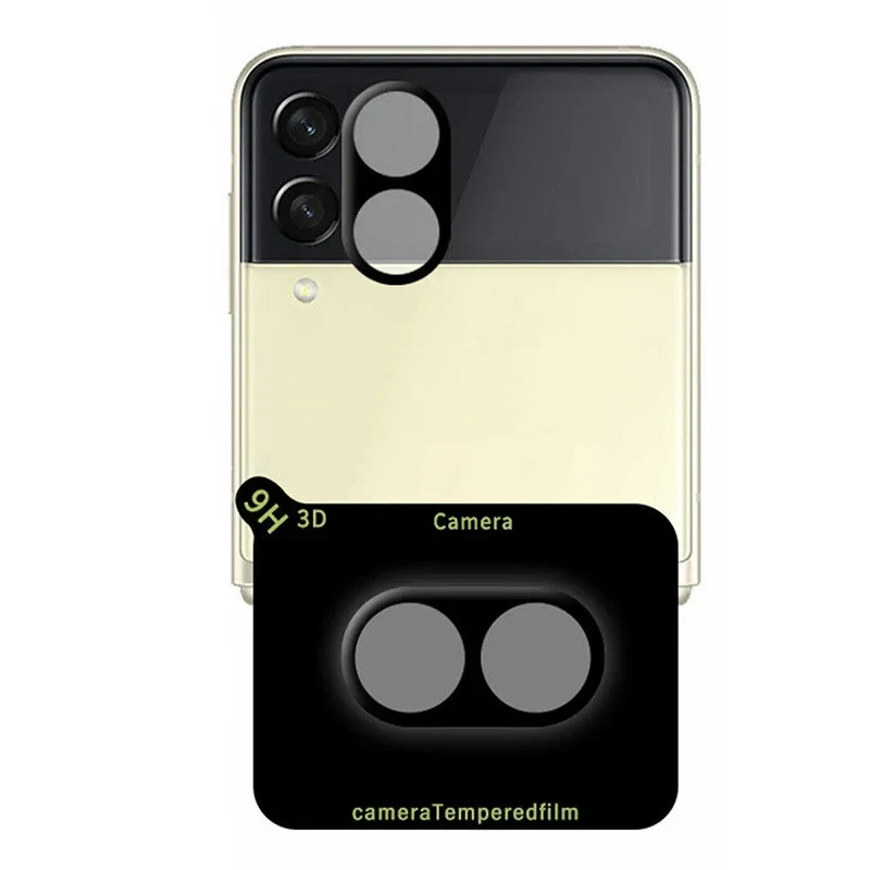 Folie Protectie Sticla Camera Mobico pentru Samsung Galaxy Z Flip 4 Negru thumb