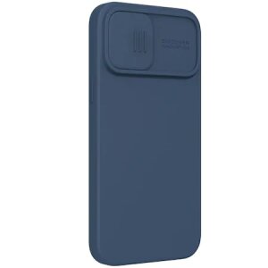 Husa Cover Silicon Nillkin Silky Magnetic pentru iPhone 13/14 Albastru