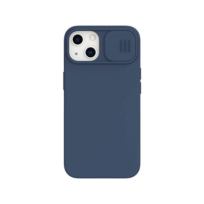 Husa Cover Silicon Nillkin Silky Magnetic pentru iPhone 13/14 Albastru thumb