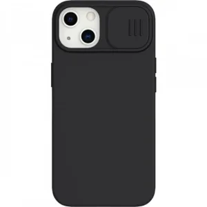 Husa Cover Silicon Nillkin Silky Magnetic pentru iPhone 14 Plus Negru