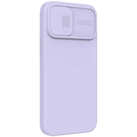 Husa Cover Silicon Nillkin Silky Magnetic pentru iPhone 14 Pro Max Mov