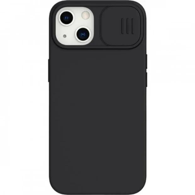 Husa Cover Silicon Nillkin Silky Magnetic pentru iPhone 14 Pro Negru