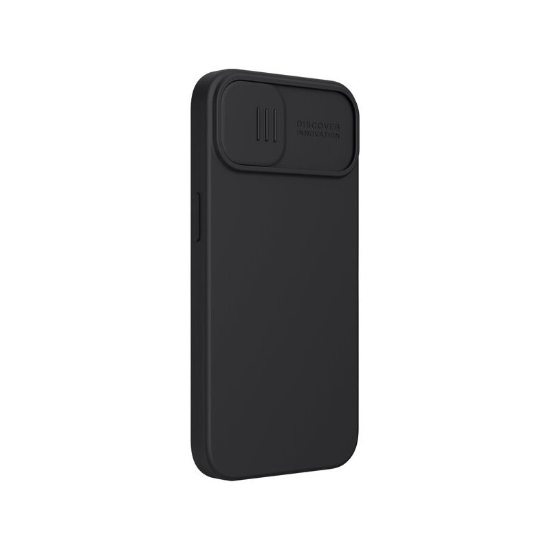 Husa Cover Silicon Nillkin Silky Magnetic pentru iPhone 14 Pro Negru thumb