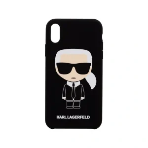Husa Cover Karl Lagerfeld Full Body Iconic pentru iPhone XR Black