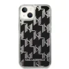 Husa Cover Karl Lagerfeld Monogram Liquid Glitter pentru iPhone 13/14 Black