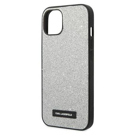 Husa Cover Karl Lagerfeld Stripes Strap pentru iPhone 14 Plus Silver thumb