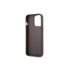 Husa Cover Guess Hard cu Logo Metalic pentru iPhone 13 Pro Brown