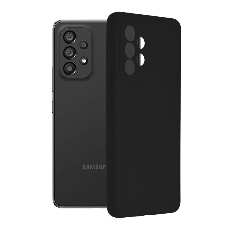 Husa Cover Hard Fun pentru Samsung Galaxy A52/A52 5G Negru thumb