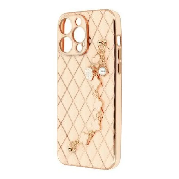 Husa Cover Fashion Shiny Diamond pentru iPhone 13 Pro Roz