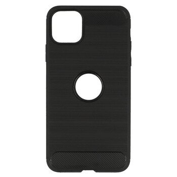 Husa Cover Silicon Carbon pentru iPhone 11 Negru thumb