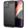 Husa Cover Silicon Carbon pentru iPhone 14 Plus Negru