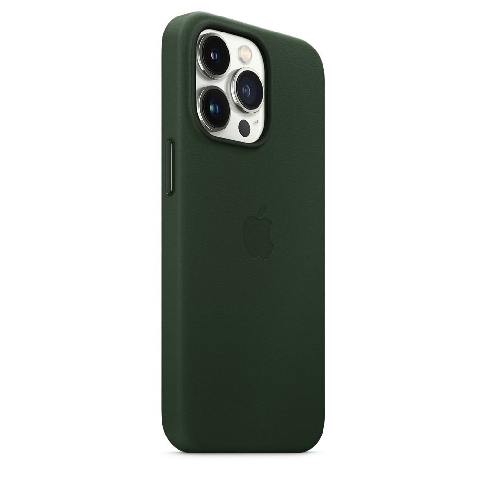 Husa Cover Leather Case MagSafe pentru iPhone 13 Pro Sequoia Green thumb