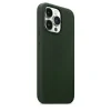 Husa Cover Leather Case MagSafe pentru iPhone 13 Pro Sequoia Green