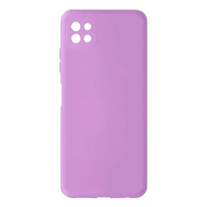 Husa Cover Silicon Fun Glitter pentru Samsung Galaxy A22 5G Mov