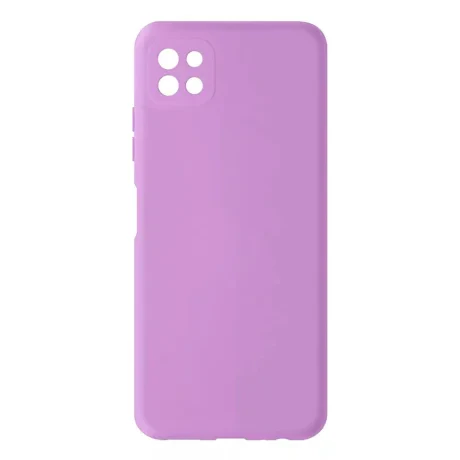 Husa Cover Silicon Fun Glitter pentru Samsung Galaxy A22 5G Mov