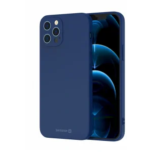 Husa Cover Swissten Silicon Soft Joy pentru iPhone 13 Pro Albastru