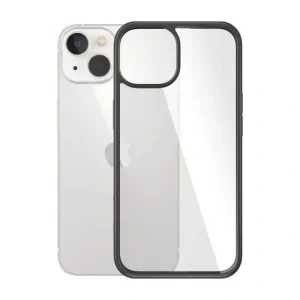 Husa Cover Panzer Clear Case pentru iPhone 14 Plus Rama Negru