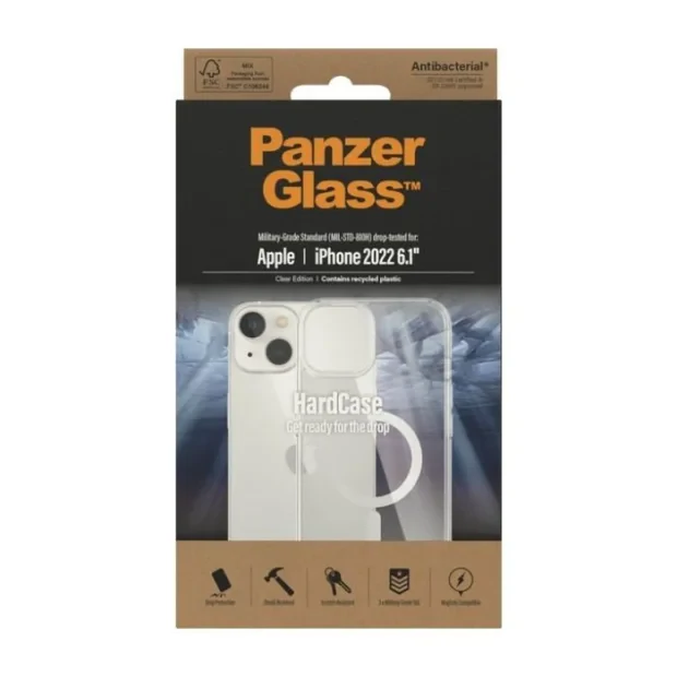Husa Cover Panzer Magsafe Hard Case pentru iPhone 13/14 Transparent