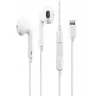 Casti cu Fir compatibil cu Apple MMTN2ZM/A Microfon Output Lightning Bulk Alb