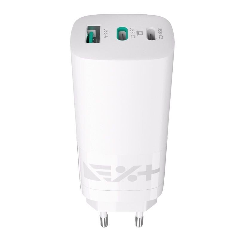 Incarcator Retea Next One 65W 2x USB-Type-C 1x USB White thumb