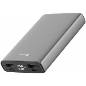 Baterie Externa Swissten 10000 mAh 2xUSB 20W Argintiu