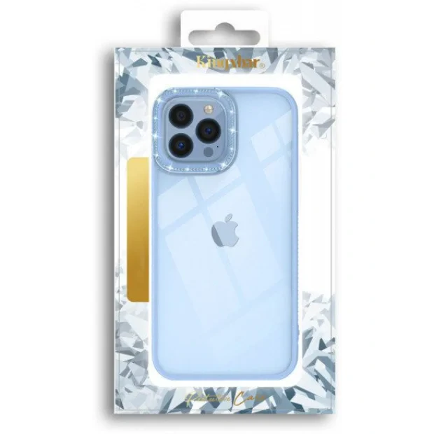 Husa Cover Kingxbar Sparkle Series pentru iPhone 13 Pro Max Multicolor Blue