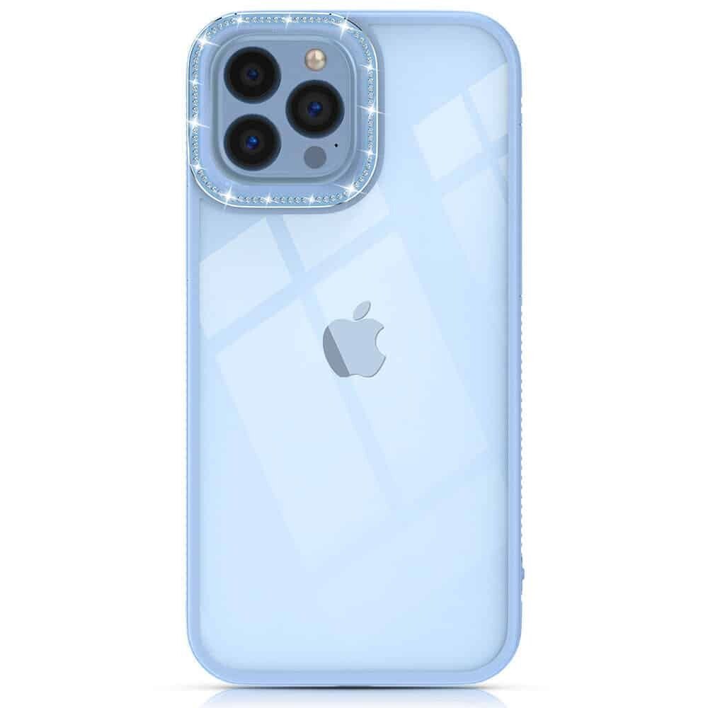 Husa Cover Kingxbar Sparkle Series pentru iPhone 13 Pro Max Multicolor Blue thumb