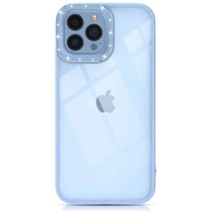 Husa Cover Kingxbar Sparkle Series pentru iPhone 13 Pro Max Multicolor Blue