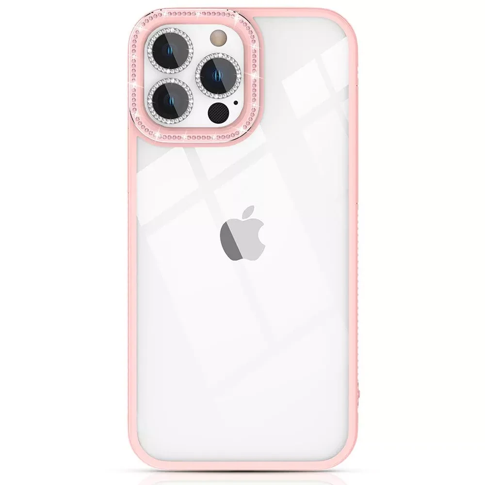 Husa Cover Kingxbar Sparkle Series pentru iPhone 13 Pro Max Multicolor Pink thumb