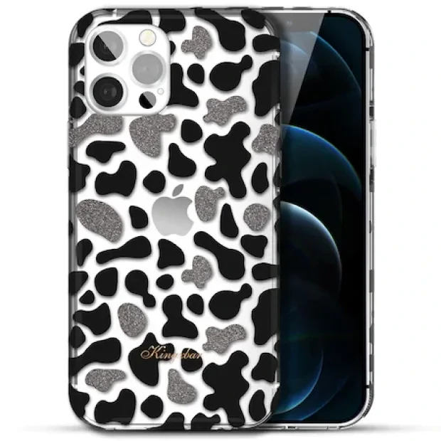 Husa Cover Kingxbar Wild Series pentru iPhone 13 Pro Cow