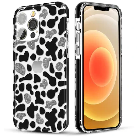 Husa Cover Kingxbar Wild Series pentru iPhone 13 Pro Cow thumb