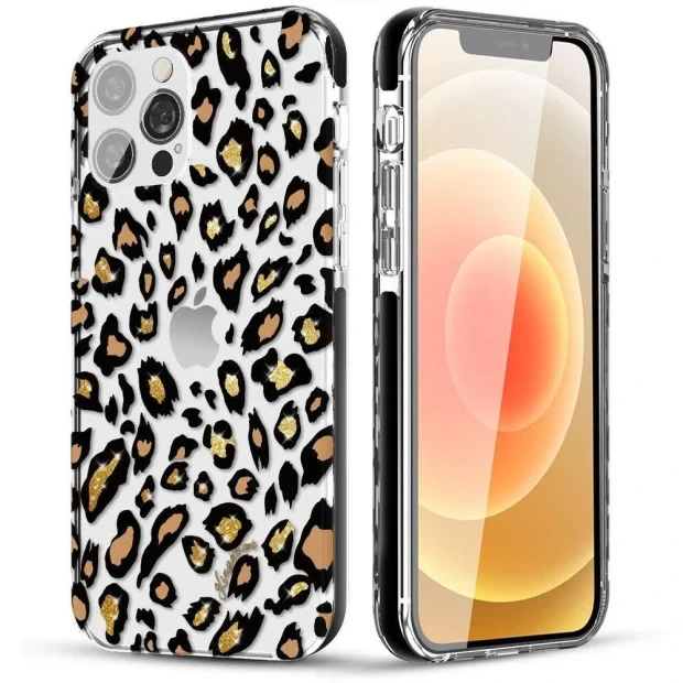 Husa Cover Kingxbar Wild Series pentru iPhone 13 Pro Leopard