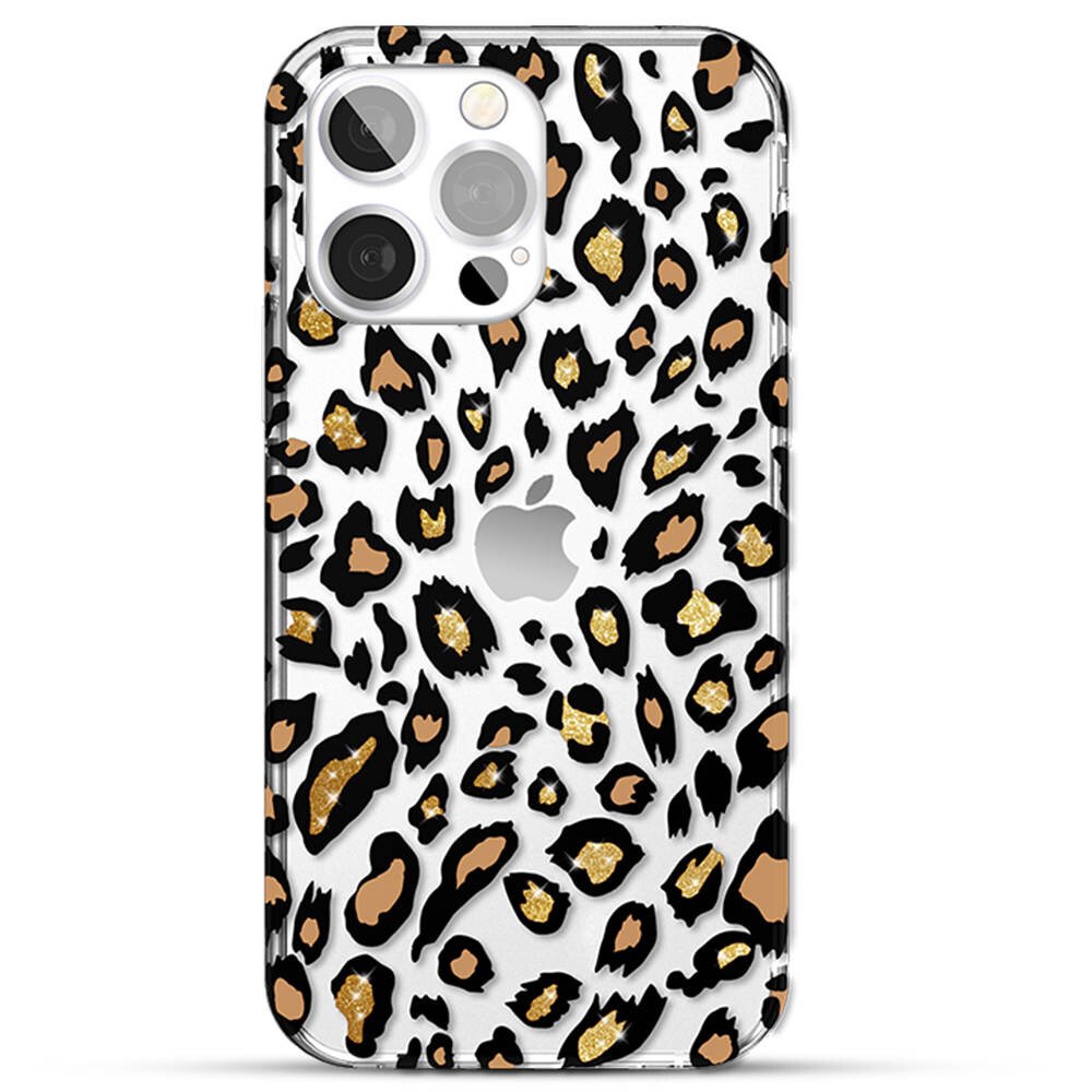 Husa Cover Kingxbar Wild Series pentru iPhone 13 Pro Leopard thumb