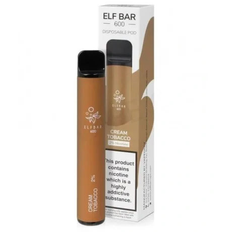 Tigara Electronica ELFBAR cu nicotina 2% Cream Tobacco
