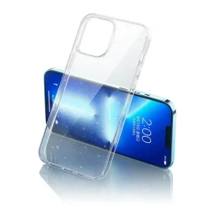 Husa Cover Kingxbar Elegant Series pentru iPhone 13/14 Clear Glitter