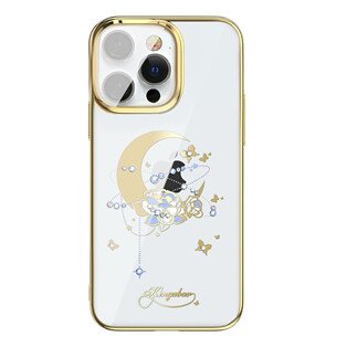 Husa Cover Kingxbar Moon Flower Series pentru iPhone 13 Pro Gold thumb