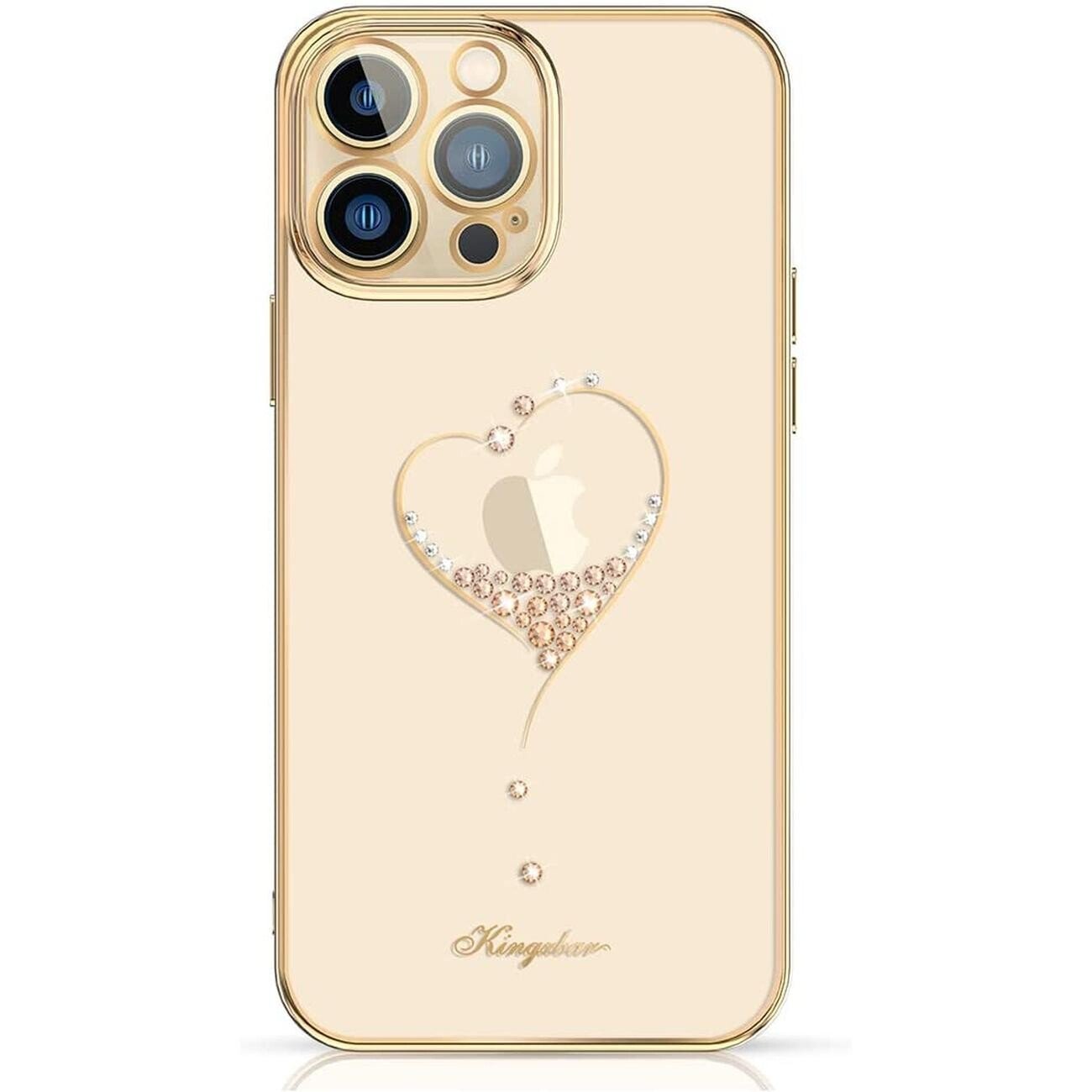 Husa Cover Kingxbar Wish Series pentru iPhone 14 Gold thumb