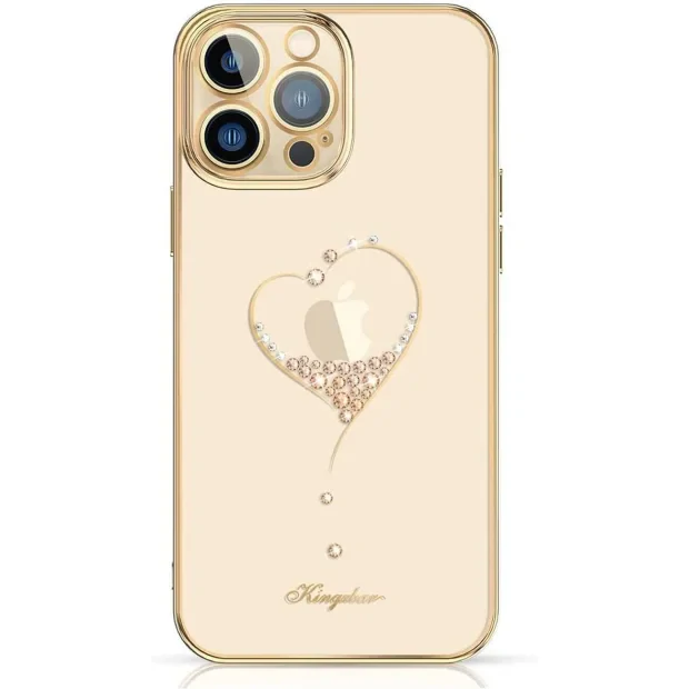 Husa Cover Kingxbar Wish Series pentru iPhone 14 Gold