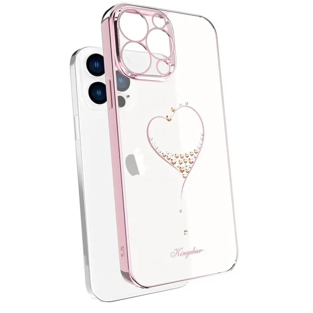 Husa Cover Kingxbar Wish Series pentru iPhone 14 Plus Rose Gold