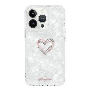 Husa Cover Kingxbar Epoxy Series pentru iPhone 13 Pro Max Silver