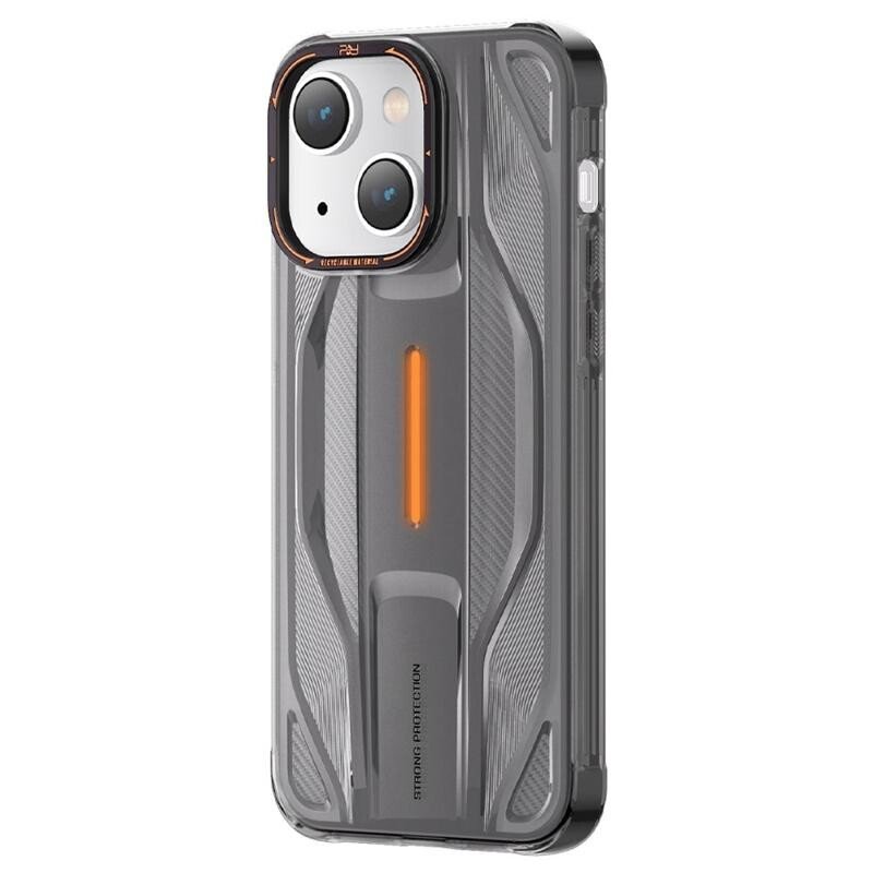 Husa Cover Kingxbar&PQY Supercar Series pentru iPhone 13/14 Black thumb