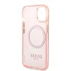 Husa Cover Guess Translucent MagSafe pentru iPhone 13 Pro Pink