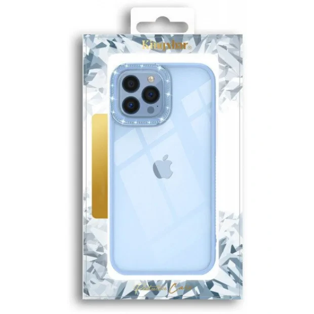 Husa Cover Kingxbar Sparkle Series pentru iPhone 13 Pro Blue
