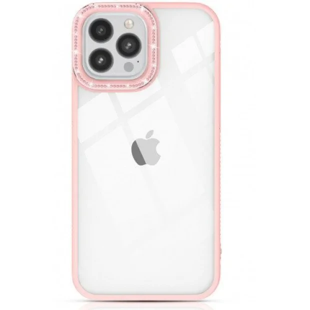 Husa Cover Kingxbar Sparkle Series pentru iPhone 13 Pro Multicolor Pink