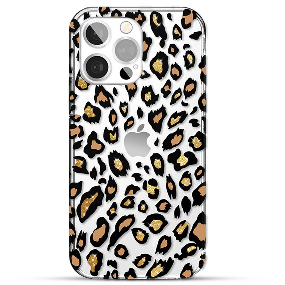 Husa Cover Kingxbar Wild Series pentru iPhone 13 Leopard thumb