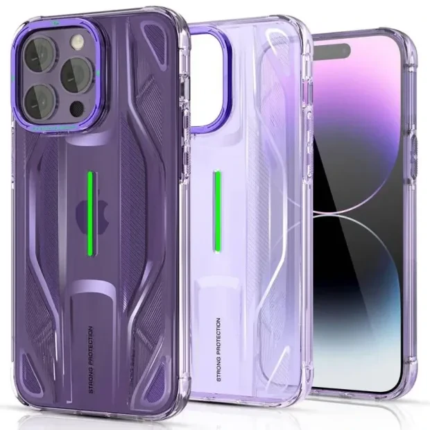 Husa Cover Kingxbar&amp;PQY Supercar Series pentru iPhone 14 Plus Purple