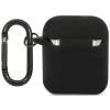 Husa Cover AMG Liquid Silicone pentru Airpods 1/2 Black